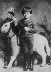 Kafka at the age of five.