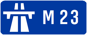 Image:UK motorway M23.PNG