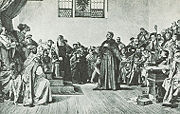 "Luther Before the Diet of Worms." Photogravure based on the painting by Anton von Werner (1843&ndash;1915)