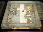 Br&auml;dspel ("board game") set recovered from the warship Vasa, which sank in 1628.