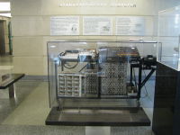 Atanasoff&ndash;Berry Computer replica at 1st floor of Durham Center, Iowa State University