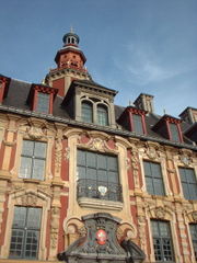 The fa&ccedil;ade of the 'Vieille Bourse' on the 'Grand Place'
