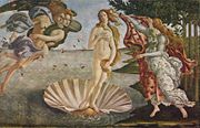 Botticelli's The Birth of Venus (c. 1485&ndash;1486, oil on canvas, Uffizi, Florence) &mdash; a revived Venus Pudica for a new view of pagan Antiquity&mdash;is often said to epitomize for modern viewers the spirit of the Renaissance.